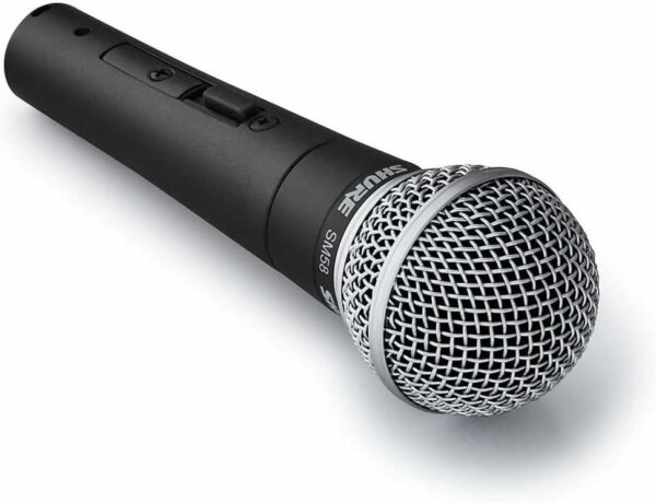 Shure SM58 Pro XLR Dynamic Microphone with On/Off Switch - Professional Studio & Live Performance Cardioid Mic for Vocals, Podcasting, and Recording (SM58S) - For Sale - Price - Image 5