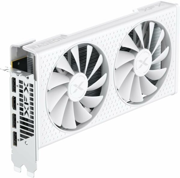 XFX Speedster SWFT210 Radeon RX 7600 Graphics Card White with 8GB GDDR6 HDMI 3xDP, AMD RDNA 3 RX-76PSWFTWY - For Sale - Price - Image 2