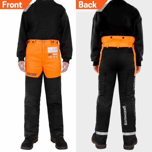 Chainsaw Pants, Technical Chainsaw Trouser, Chainsaw Chaps, Tree Cutting Pant with Adjustable Suspenders - For Sale - Price - Image 3