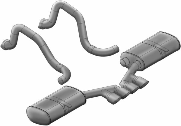 CORSA 14139 Axle-Back Exhaust System - For Sale - Price - Image 2