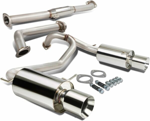 DNA MOTORING CBE-HT02V6-NRT Cat Back Exhaust System [Compatible with 03-06 Tiburon V6] - For Sale - Price - Image 2