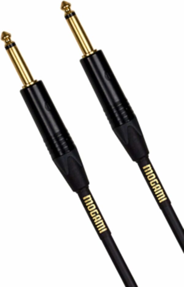 Mogami GOLD SPEAKER-06 Amplifier-to-Cabinet Speaker Cable, 1/4" TS Male Plugs, Gold Contacts, Straight Connectors, 6 Foot - For Sale - Price