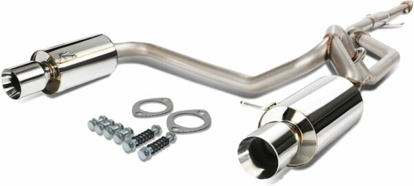 DNA MOTORING CBE-HT02V6-NRT Cat Back Exhaust System [Compatible with 03-06 Tiburon V6] - For Sale - Price