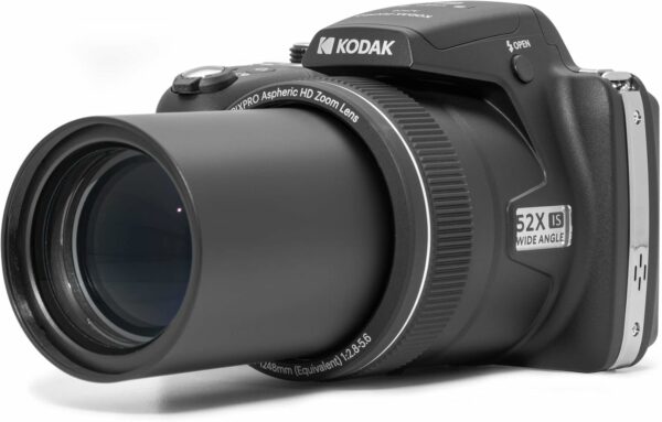 Kodak PIXPRO Astro Zoom AZ528-BK 16 MP Digital Camera with 52x Optical Zoom 24mm Wide Angle Lens 6 fps Burst Shooting 1080P Full HD Video Wi-Fi Connectivity and a 3" LCD Screen (Black) - For Sale - Price - Image 6