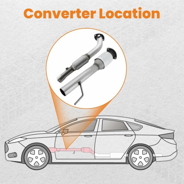 maXpeedingrods Catalytic Converter EPA Compliant High Flow Converter for Toyota Camry 2.4L 2007-2011 for Toyota Solara 2.4L 2006-2008 - For Sale - Price - Image 5