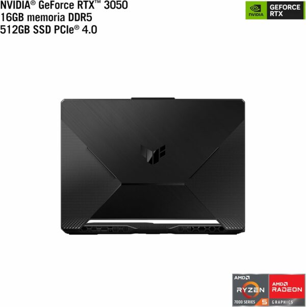 ASUS TUF 2024 A15 Gaming Laptop, 15.6" 144Hz FHD, 8-Core Ryzen 7 7435HS (Beats i7-13620H), NVIDIA RTX 3050 GPU, 32GB RAM, 1TB SSD + 256GB Portable SSD, RGB KB, RJ45, Keypad, Win 11 - For Sale - Price - Image 3