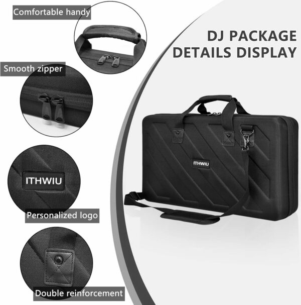 Lightweight Molded Hard Storage Case Fits Pioneer DDJ 1000, 1000SRT DJ Controllers Carrying Case Black - For Sale - Price - Image 3