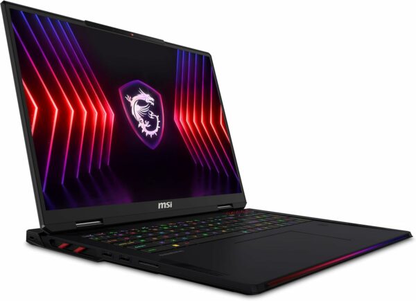 MSI Raider A18HX 18” 240Hz QHD+ Gaming Laptop: AMD Ryzen R9-7945HX3D, NVIDIA Geforce RTX 4080, 32GB DDR5, 1TB NVMe SSD, Wi-Fi 7, Cooler Boost 5, Win 11 Home: Core Black A7VHG-023US - For Sale - Price - Image 2