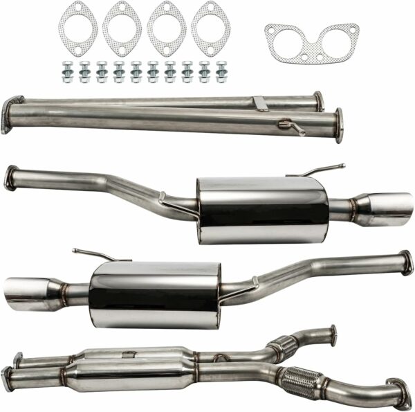 KAX Stainless Steel Cat Back Exhaust System Replacement for 2009-2013 G37 3.7L - For Sale - Price