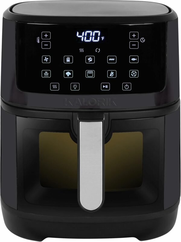 Kalorik 7 Quart Touchscreen Air Fryer with Window, Black (FT 52324 BK) - For Sale - Price