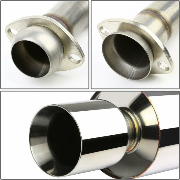 DNA MOTORING CBE-HT02V6-NRT Cat Back Exhaust System [Compatible with 03-06 Tiburon V6] - For Sale - Price - Image 3