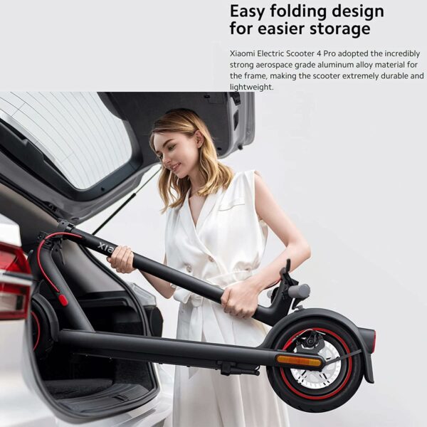 Xiaomi MI Electric Scooter 4 Pro - 700W Motor, 31 Miles Long Range & 18.6mph, 10" DuraGel Self-Sealing Tubeless Tires, Dual Brakes, World First Electric Scooter with LoT Lever 3 Certificate - For Sale - Price - Image 5