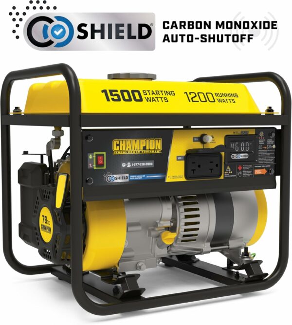 Champion Power Equipment 1500-Watt Portable Generator with CO Shield For Sale - Price - Image 2