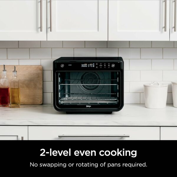 Ninja DT202BK Foodi 8-in-1 XL Pro Air Fry Oven, Large Countertop Convection Oven, Digital Toaster Oven, 1800 Watts, Black, 12 in. (Renewed) - For Sale - Price - Image 6