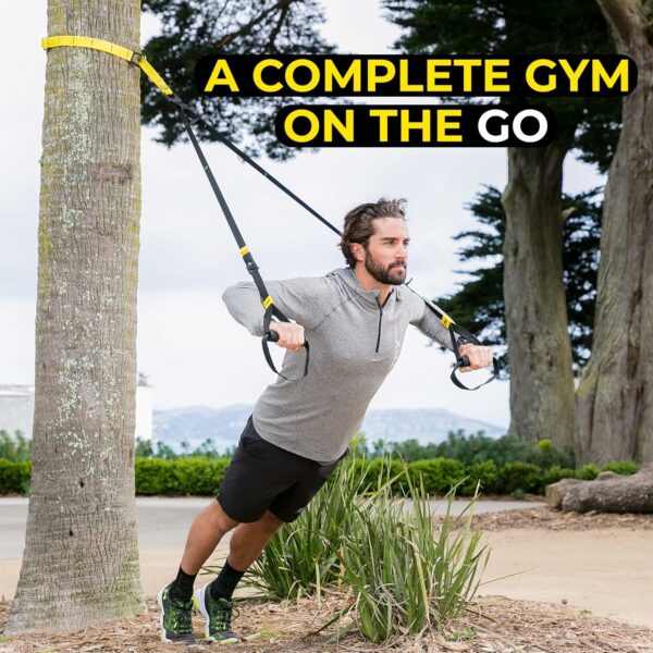 TRX GO Suspension Trainer System, Full-Body Workout for All Levels & Goals, Lightweight & Portable, Fast, Fun & Effective Workouts, Home Gym Equipment or for Outdoor Workouts, Grey - For Sale - Price - Image 3